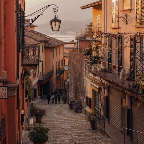 Spend an afternoon exploring charming Bellagio, a forty-four-minute ferry ride away