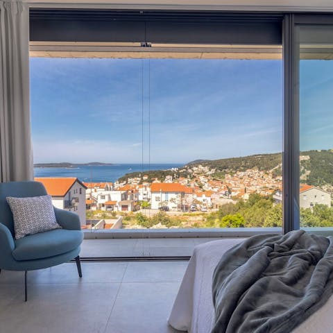 Wake up to sea views