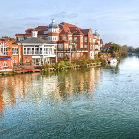 Take the ten-minute drive to Windsor and visit Windsor Castle, the oldest and largest occupied castle in the world