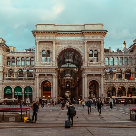 Indulge in local culture at the Galleria Vittorio