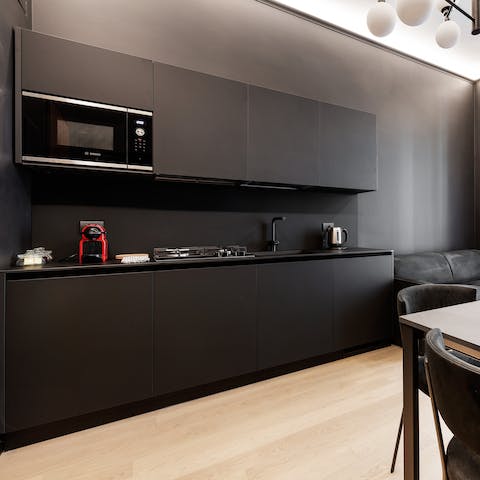 Grab yourself a morning coffee and croissant before starting your day