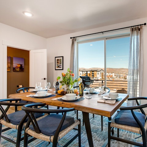 Tuck into a hearty meal after a mountain adventure