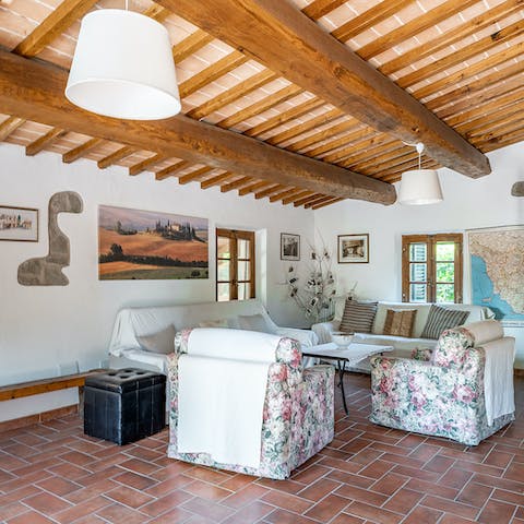 Admire the home's traditional features and layout