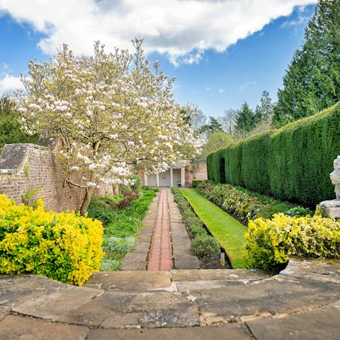Wander through the resort's landscaped gardens