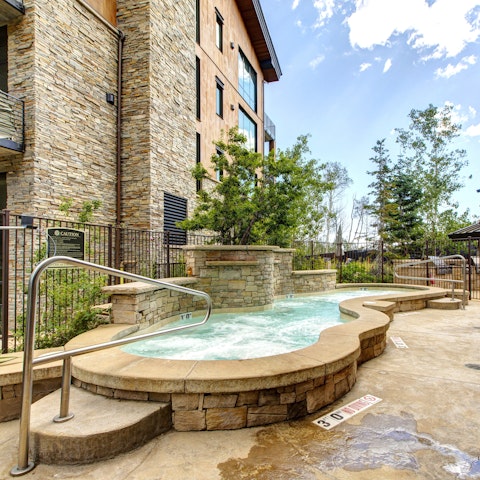 Make the most of the resort amenities, like the hot tub