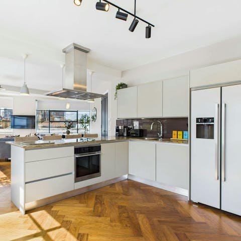 Whip up a Full English in the modern kitchen