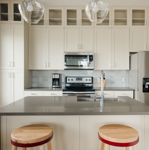 Enjoy cooking in the fully-equipped kitchen