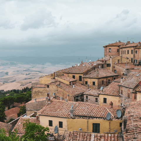 Take a scenic drive to Volterra, just a thirty-minute drive away