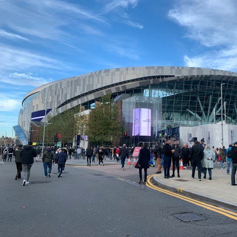 Take in a game at the Tottenham Hotspur Stadium