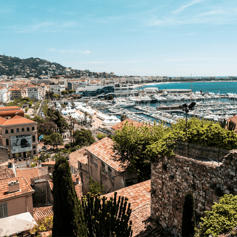 Wind your way through the vibrant heart of Cannes