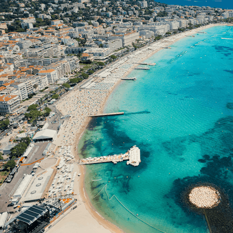 Stay a short drive from the centre of Cannes