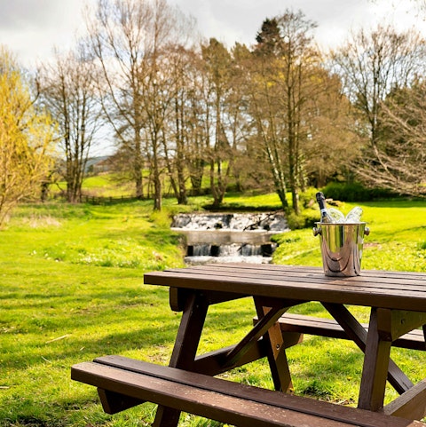 Relax in the Yorkshire sun in the communal gardens