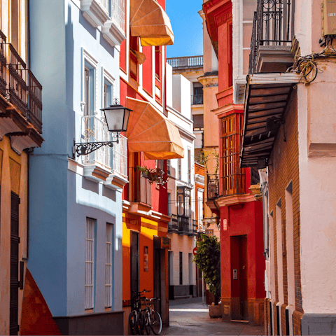 Wind your way to local tapas bars in the historic centre