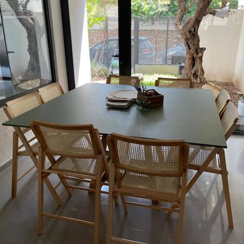 Gather everybody together for an alfresco dinner on the terrace