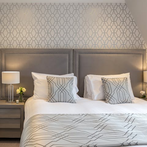 Curl up in your comfortable bed for a dreamy night's sleep