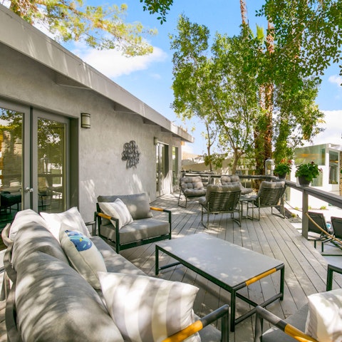 Nurse your morning coffee on the decking and listen to the birds sing