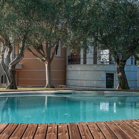Cool off from the Sicilian sun in your crystalline pool