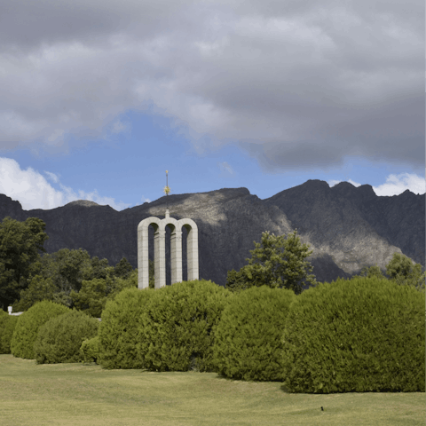 Brush up on the local history at nearby Huguenot Memorial Monument and Museum