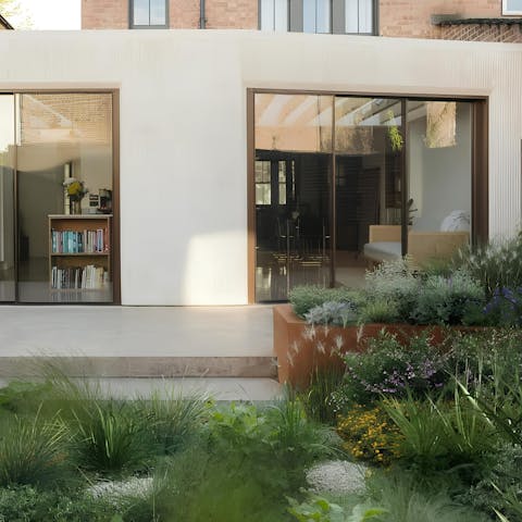 Begin your day with a coffee or tea in the garden