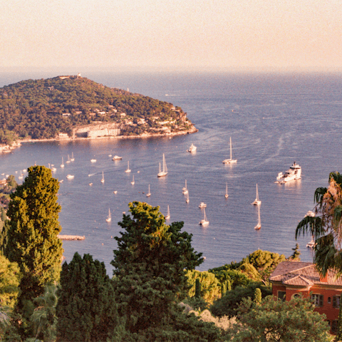 Climb the hills around Beaulieu-sur-Mer for a spectacular view of the bay