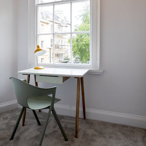 Keep on top of your workload remotely from the dedicated office
