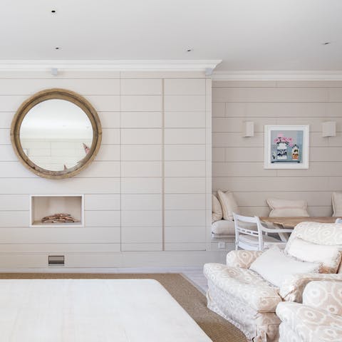 Relax and renew in the soothing surroundings of the open living area