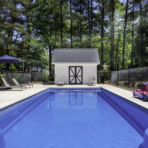 Cool off with a dip in the pool