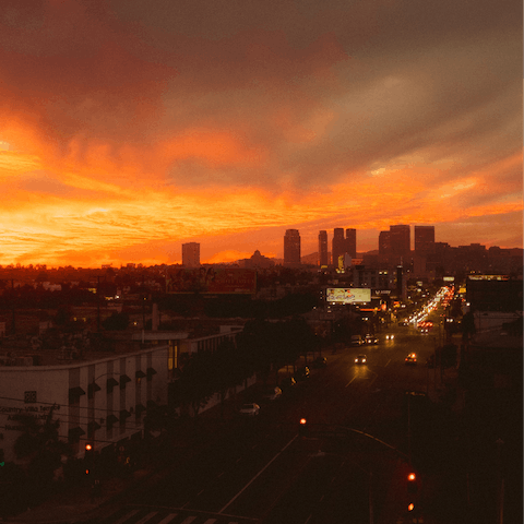 Put yourself right in the centre of Los Angeles, close to all of the city's main attractions as well as an array of delicious eateries