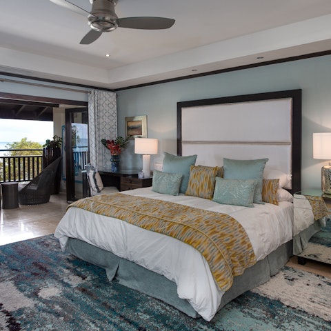 Wake up restored in the plush bedrooms and get ready for another day in the tropical paradise