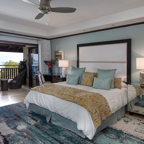 Wake up restored in the plush bedrooms and get ready for another day in the tropical paradise