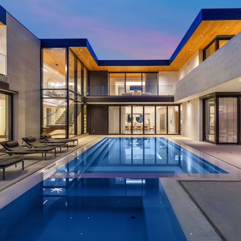 Take an evening dip under the stars