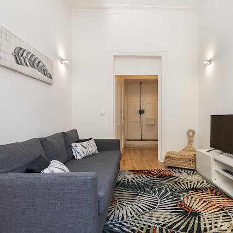 Kick back with a glass of Portuguese wine after a busy day of sightseeing