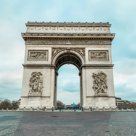 See the Champs-Élysées, just steps from your door