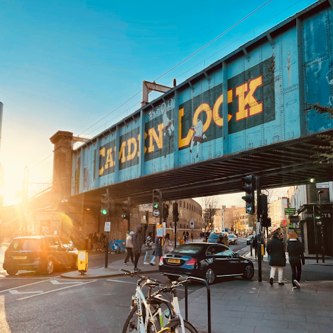 Soak up the buzz of North London from Camden Town