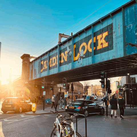 Soak up the buzz of North London from Camden Town