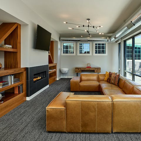 Grab a change of scene and meet your neighbours in the communal lounges