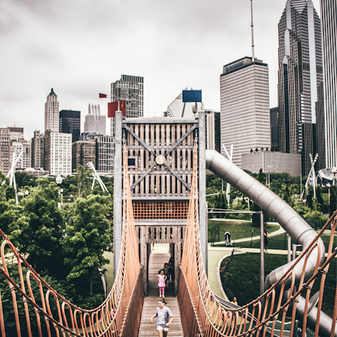 Blaze a trail to Grant Park, just a five-minute drive away