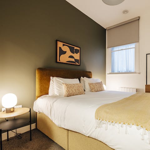 Sleep soundly in the soothing atmosphere of the individually decorated bedrooms