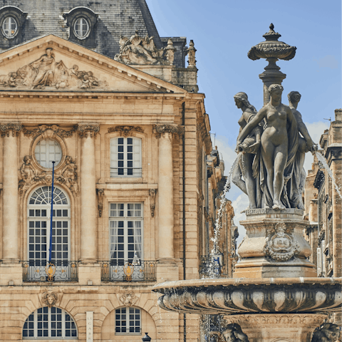 Experience the charms of the wine capital of France, around an hour away