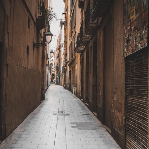 Go out and explore Barcelona's historic streets and stunning sights