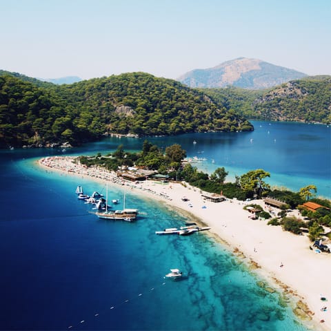 Stay just 5.5 kilometres away from Oludeniz Beach and Blue Lagoon
