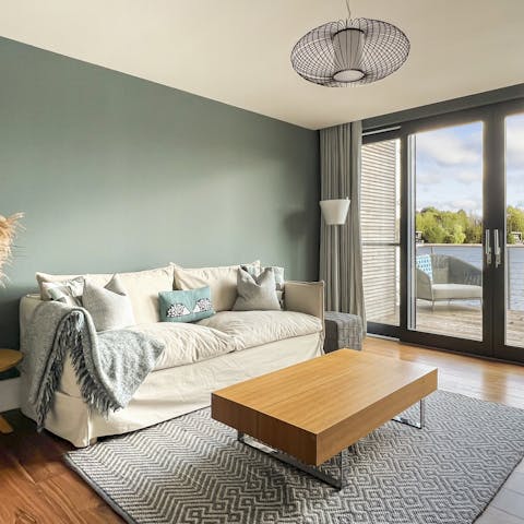 Crash out with movie nights in the seperate snug room