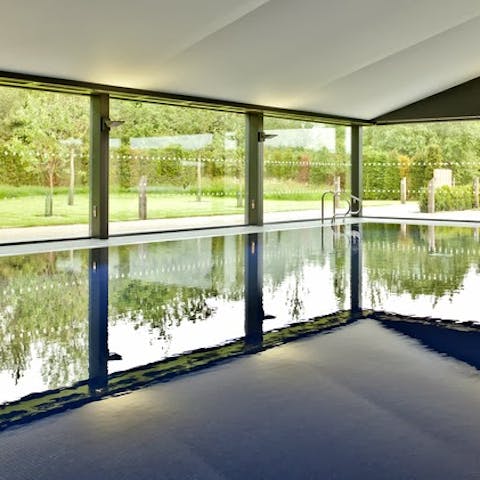 Make morning laps in the shared pool part of your new everyday
