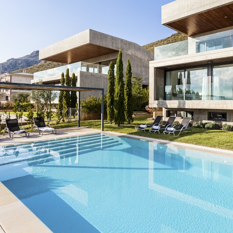 Beat the heat with a dip in your private pool