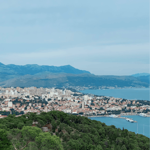 Soak up the culture and sample the local cuisine in nearby Split, just ten minutes away