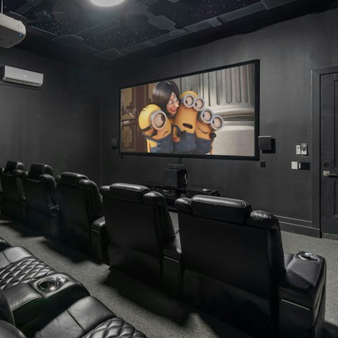 End the day with a magical night in the home cinema