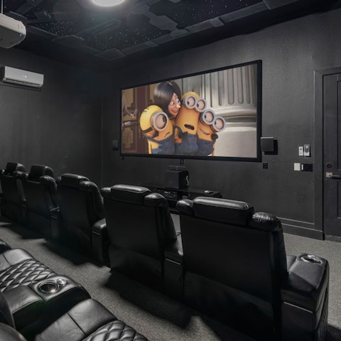 End the day with a magical night in the home cinema