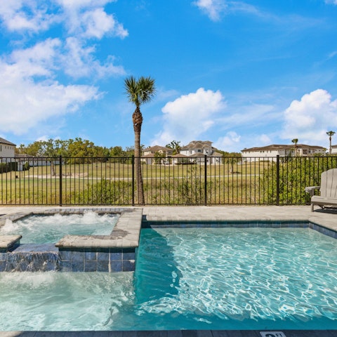 Savour lazy afternoons lounging by the private pool
