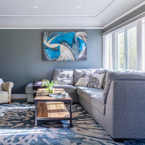 Find the perfect spot for cosy afternoons with a book or movie nights
