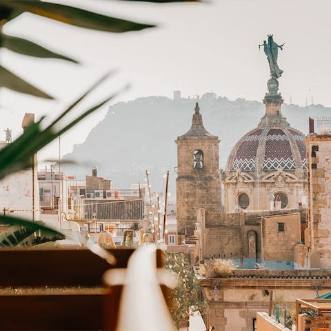 Savour incredible views of the city